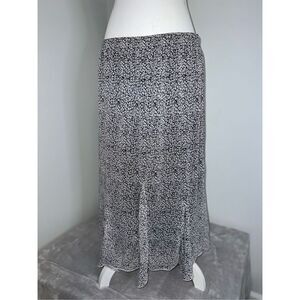 Women’s Chiffon Floral Maxi/Midi Skirt Large